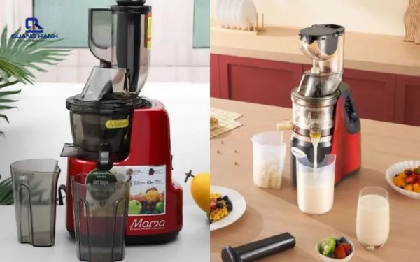 Nên mua máy ép chậm hay máy ép nhanh? So sánh sự khác biệt