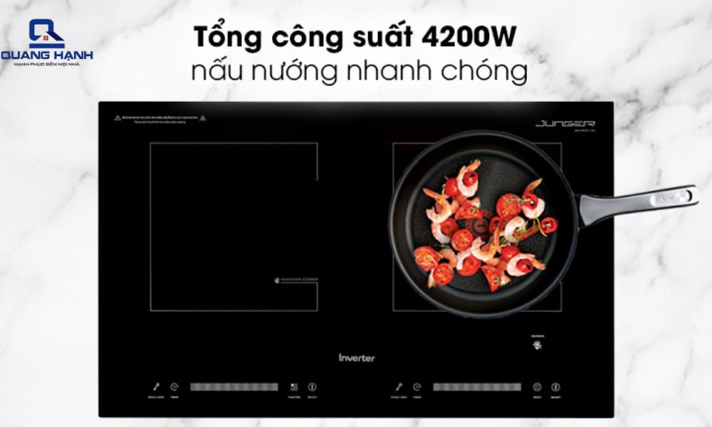 Bếp điện tử junger đôi nkd 20 4200W