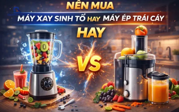 Nên mua Máy Xay Sinh Tố hay Máy Ép Trái Cây?