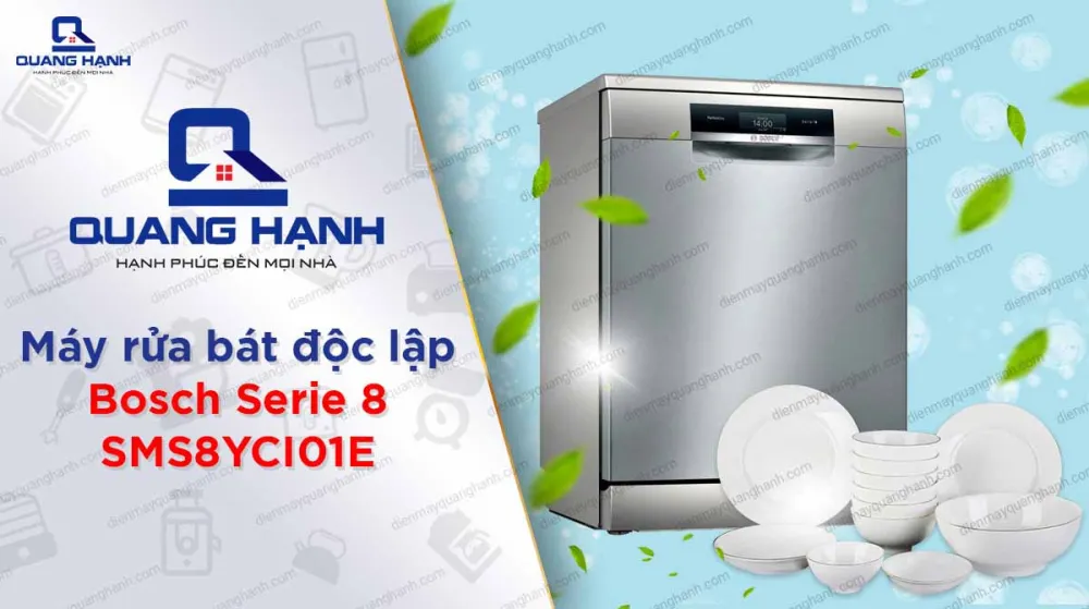 Máy rửa bát series 8 Bosch SMS8YCI01E