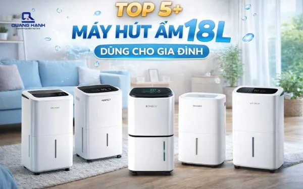 Top 5+ máy hút ẩm 18l cho gia đình đáng mua