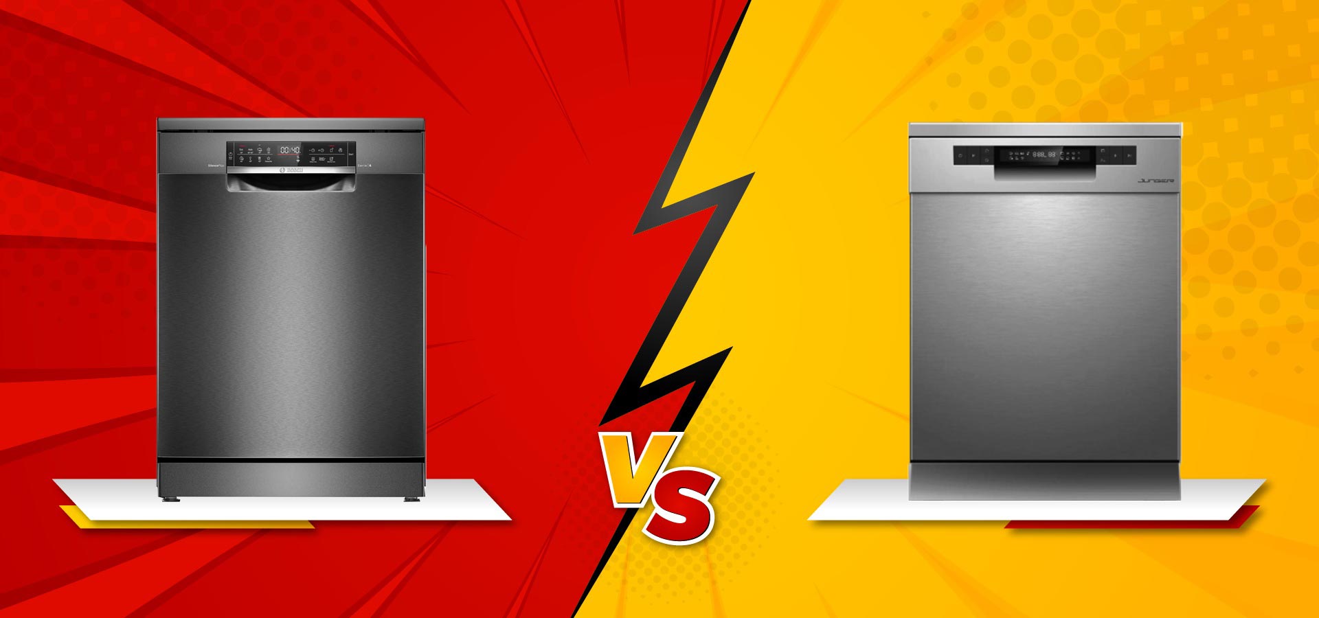 So sánh máy rửa bát Bosch và Junger: Nên mua loại nào?