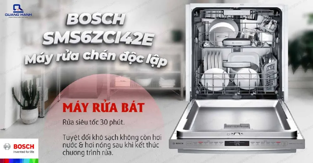 Máy rửa bát Bosch SMS6ZCI42E