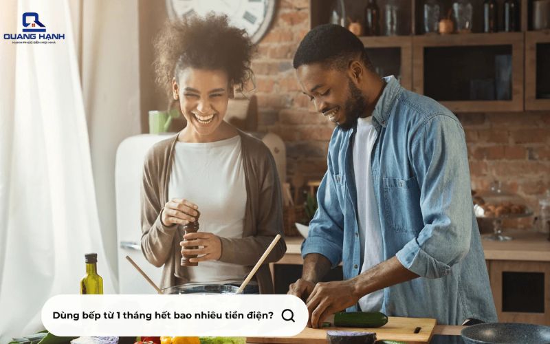 Bếp từ 1 tháng hết bao nhiêu tiền điện và cách tính chi tiết