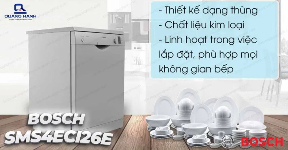 Máy rửa bát Bosch SMS4ECI26E