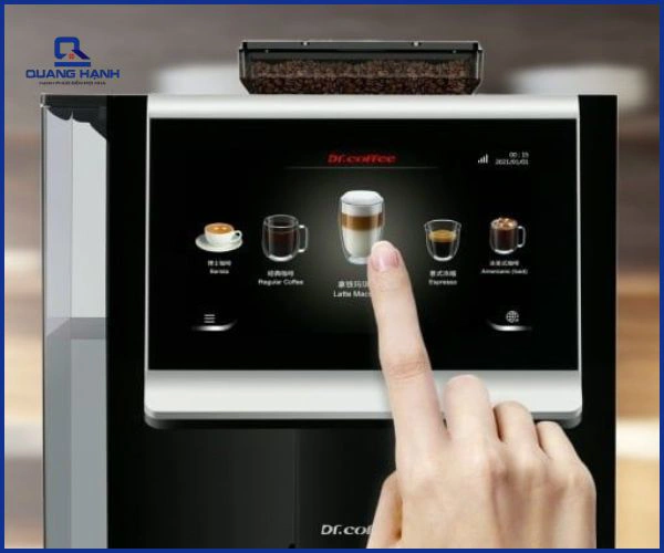 Khỏi động máy pha cà phê dr.coffe