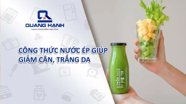 Tổng hợp các công thức nước ép giúp trắng da và giữ dáng thon gọn