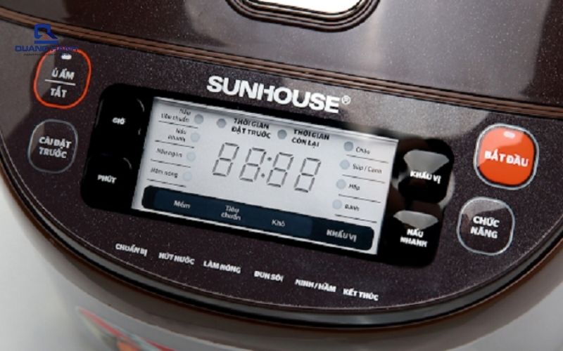 cách sử dụng nồi cơm điện sunhouse