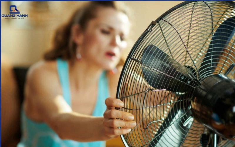 cách sử dụng quạt điện đúng cách