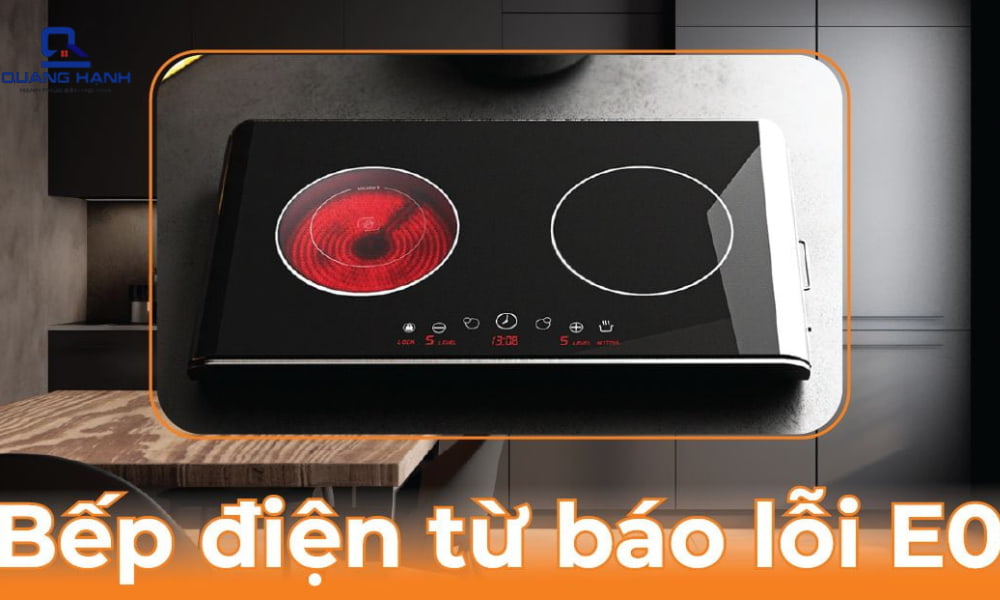Bếp từ báo lỗi E0
