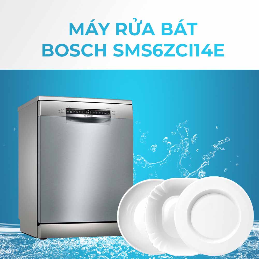 Máy rửa bát Bosch SMS6ZCI14E Serie 6