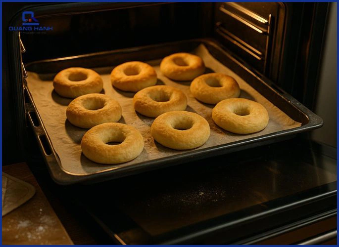 Cách làm bánh donut bằng lò nướng