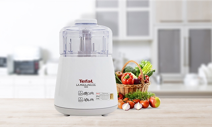 Tự làm giò lụa thơm phức với máy xay thịt Tefal DPA130 công suất mạnh mẽ 1000W
