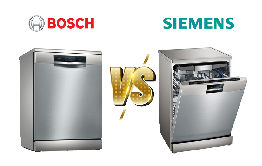 Điểm giống nhau của máy rửa bát Bosch và Siemens