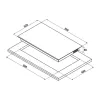 Bếp từ 3 vùng nấu Hafele HC-I60371B 536.61.718
