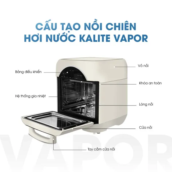 Nồi chiên hơi nước Kalite Vapor 15 lít