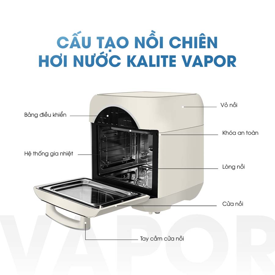 Nồi chiên hơi nước Kalite Vapor 15 lít