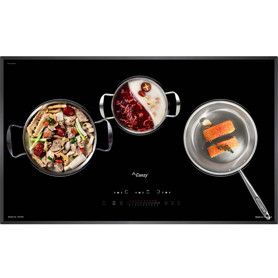 Bếp từ 3 vùng nấu Canzy CZ TL67GA