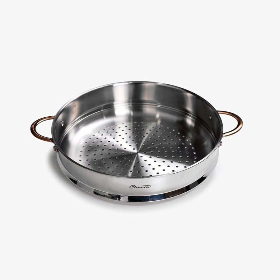 Bộ chảo kèm hấp Inox Ciwete Royal Knight 32cm SS0105-3PC - toàn cảnh sản phẩm