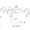 Bếp từ kết hợp hút mùi Elica NIKOLA TESLA SWITCH BL/F/80 – PRF0146210