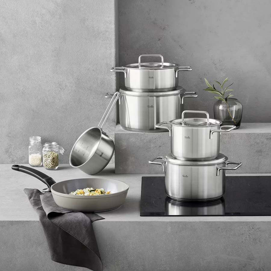 Bộ nồi Fissler Pure Collection 6 món kèm chảo chống dính 24cm
