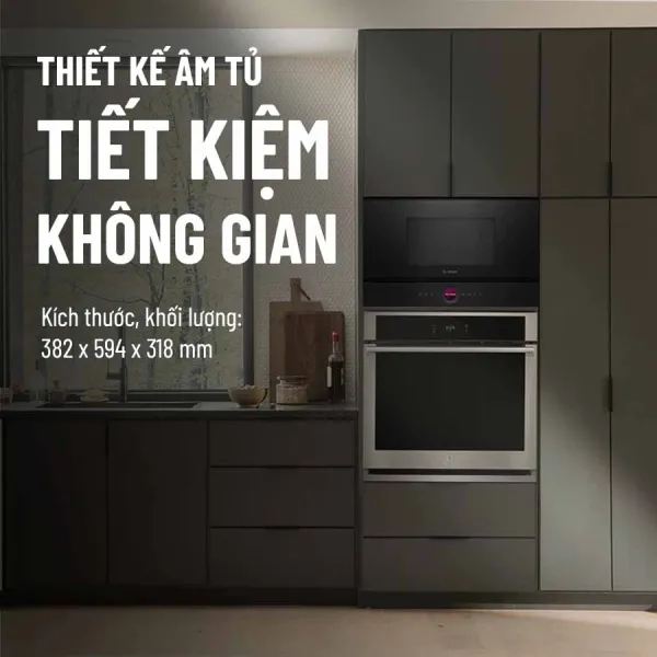 Lò vi sóng âm tủ có nướng Bosch BEL7321B1 Series 8