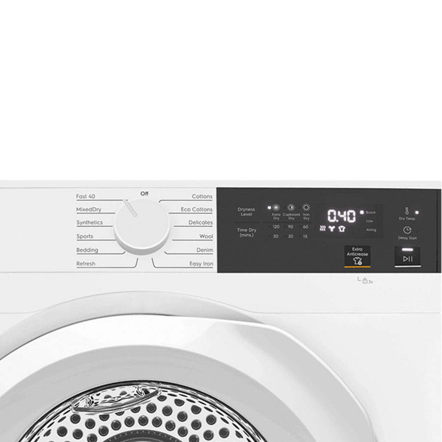 Máy sấy thông hơi Electrolux 9Kg EDV904H3WC
