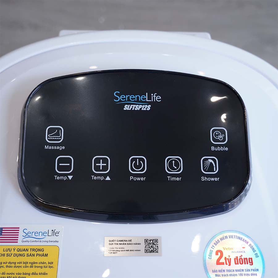 Ảnh thực tế Bồn ngâm chân con lăn tự động Serenelife SLFTSP12S