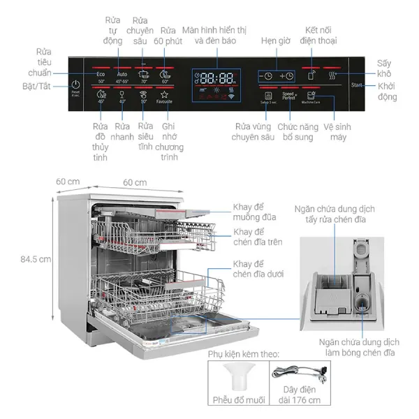 Máy rửa bát Bosch SMS6ZCI49E