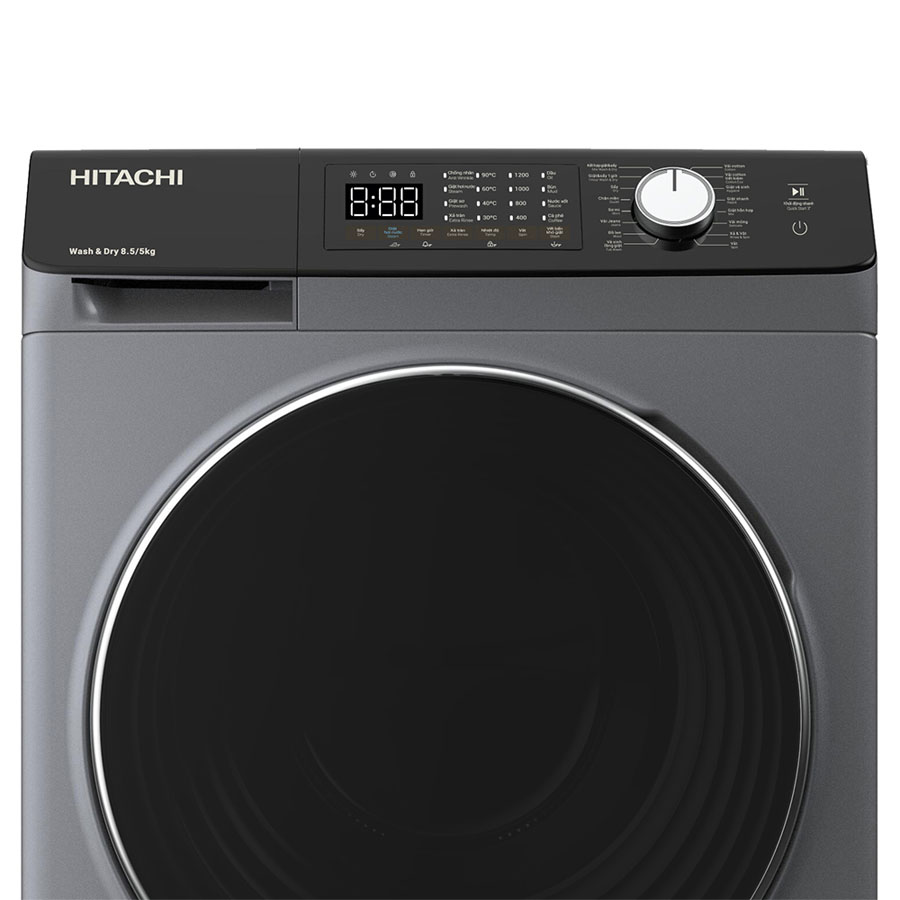 Máy giặt sấy Hitachi Inverter Giặt 8.5 kg / Sấy 5 kg BD-D852HVOS