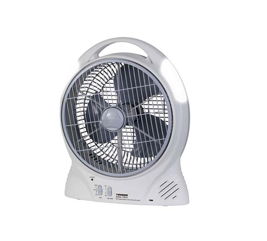 Quạt sạc điện Tiross TS 9172 - toàn cảnh sản phẩm