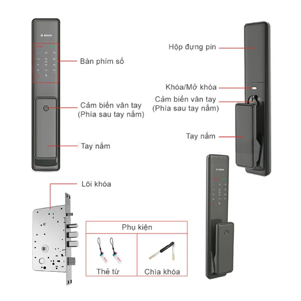 Khóa điện tử Bosch FU750
