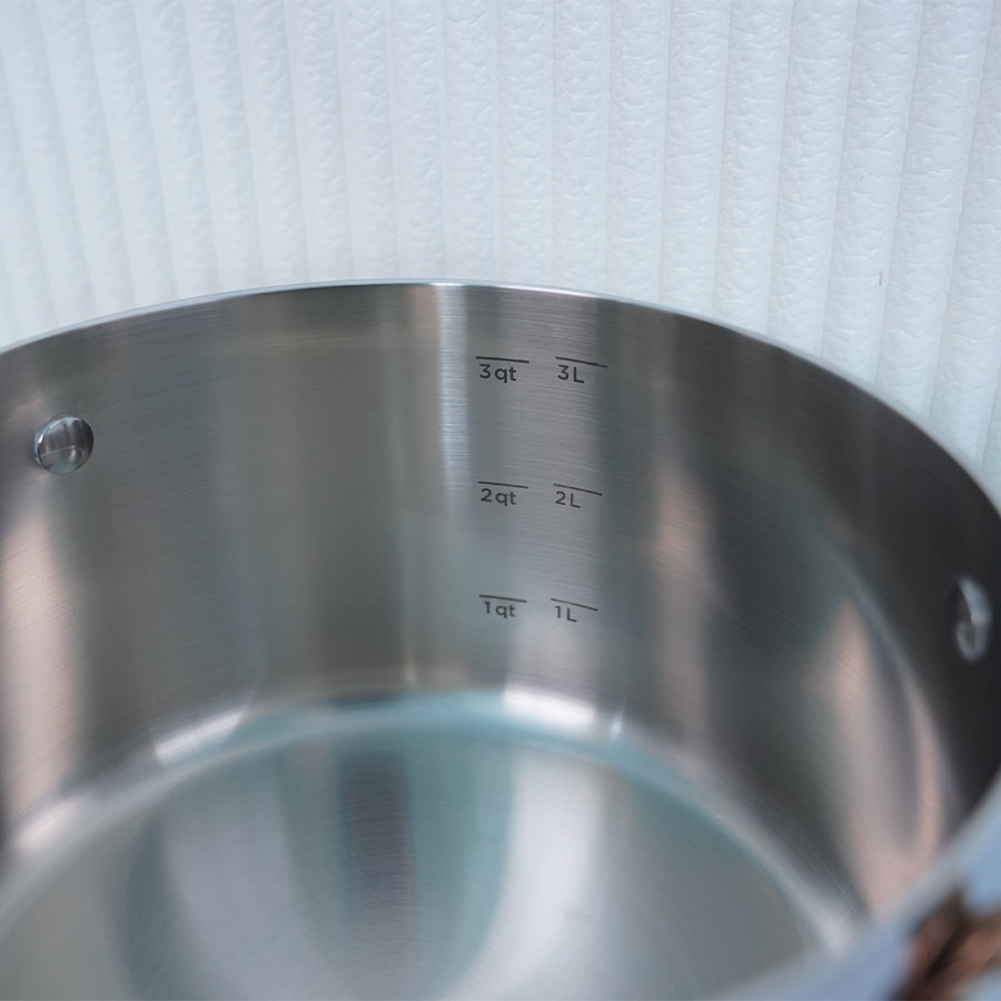 Ảnh thực tế Nồi hầm inox 304 cao cấp Ciwete 20cm nắp kính SS0101-D