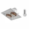 Đèn sưởi nhà tắm 2 bóng âm trần Kohn BK03GR