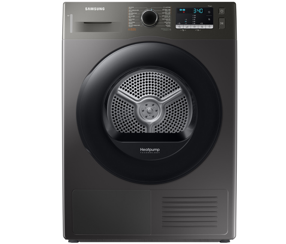 Máy sấy bơm nhiệt Samsung Inverter 9 kg DV90TA240AX/SV