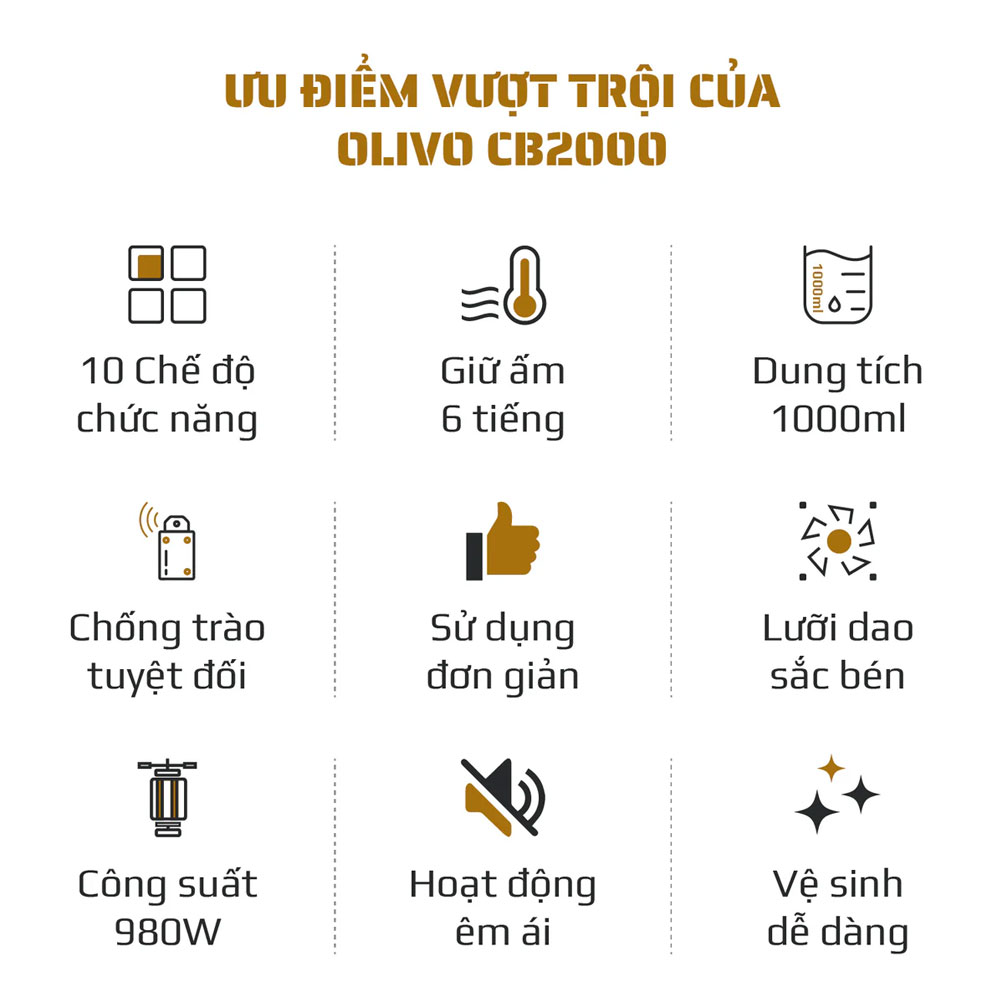 Đa năng, có thể chế biến nhiều loại thức uống từ hạt