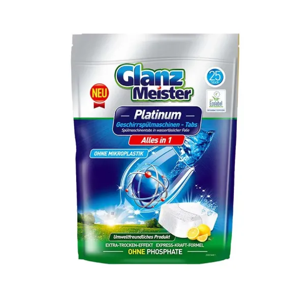 Viên rửa bát Eco Glanz Meister Platinum 45 viên