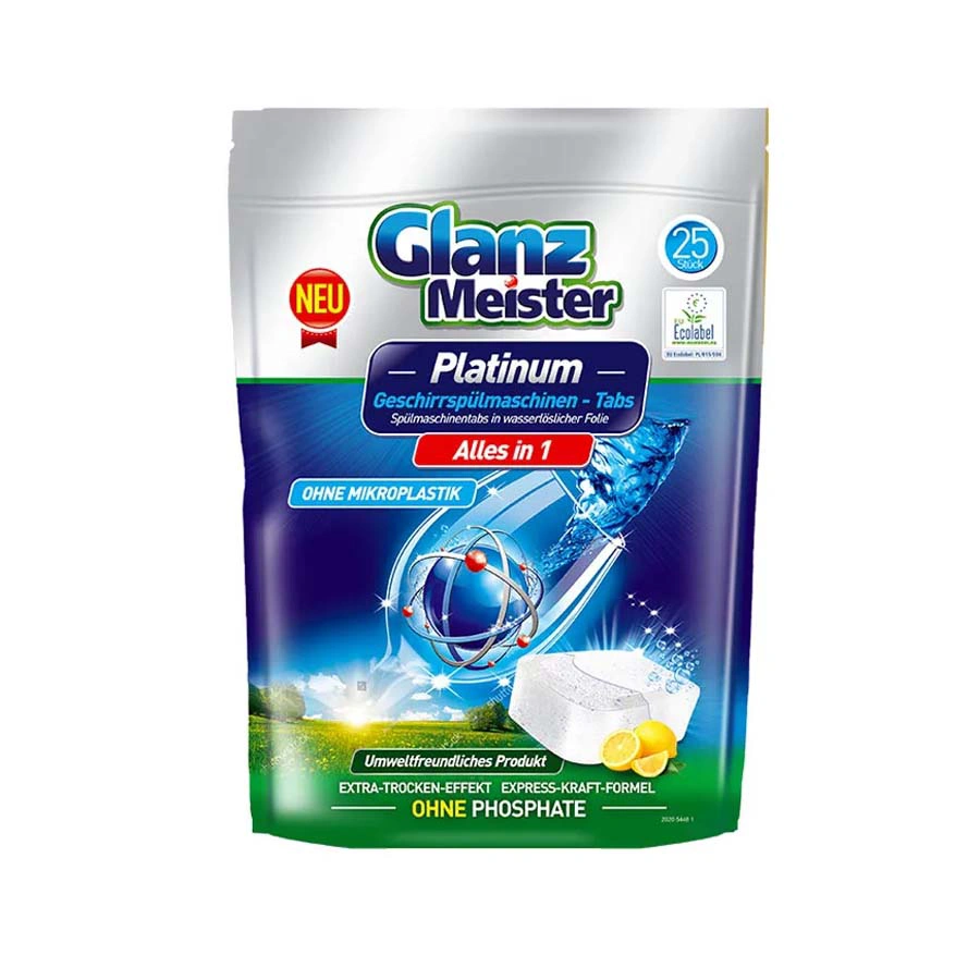 Viên rửa bát Eco Glanz Meister Platinum 45 viên