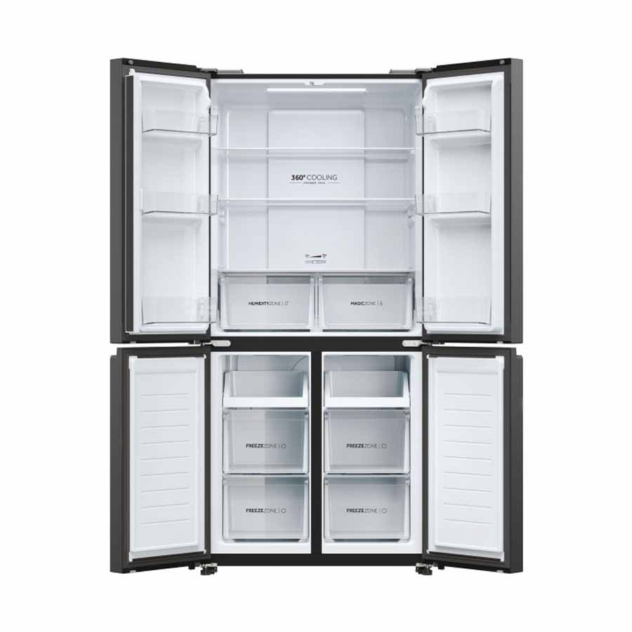 Tủ lạnh Aqua Inverter 469 lít Multi Door AQR-M536XA(SL)