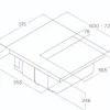 Bếp từ kết hợp hút mùi Elica NIKOLATESLA FIT BL/A/60 PRF0167053