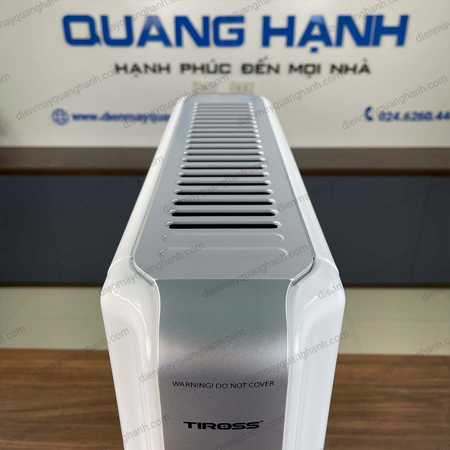 Ảnh thực tế Máy sưởi dầu Tiross 12 thanh TS9218