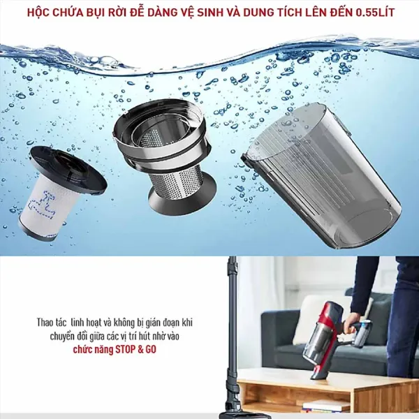 Máy húi bụi không dây Tefal X-pert 6.60 TY6878WO