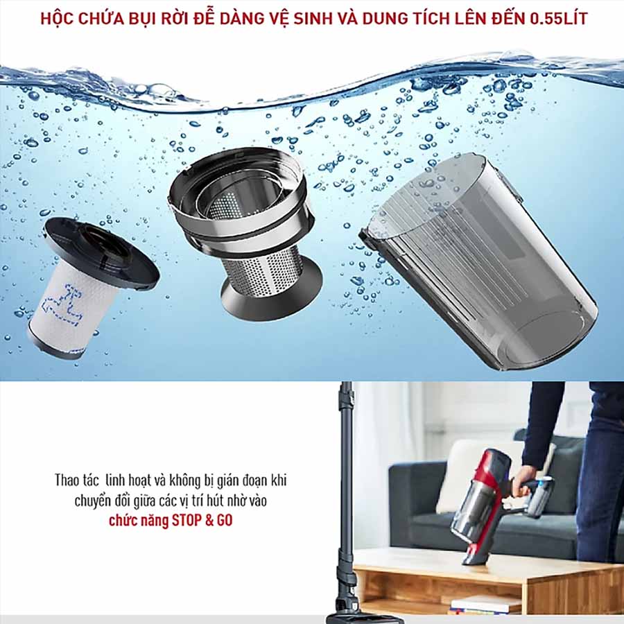 Máy húi bụi không dây Tefal X-pert 6.60 TY6878WO