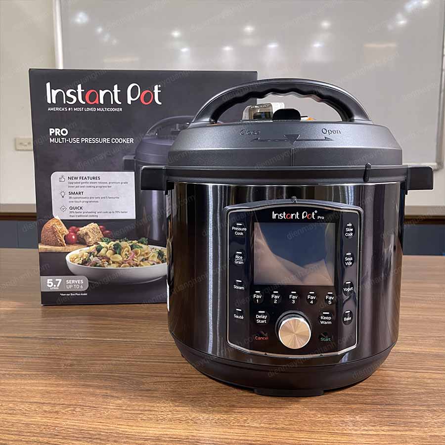 Ảnh thực tế Nồi áp suất điện đa năng Instant Pot Pro 10-in-1 5.7L