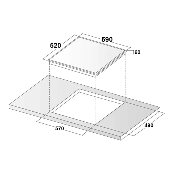 Bếp điện từ kết hợp Canzy CZ TL67HB
