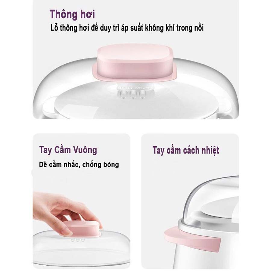 Nồi Nấu Cháo Chậm SEKA GT68
