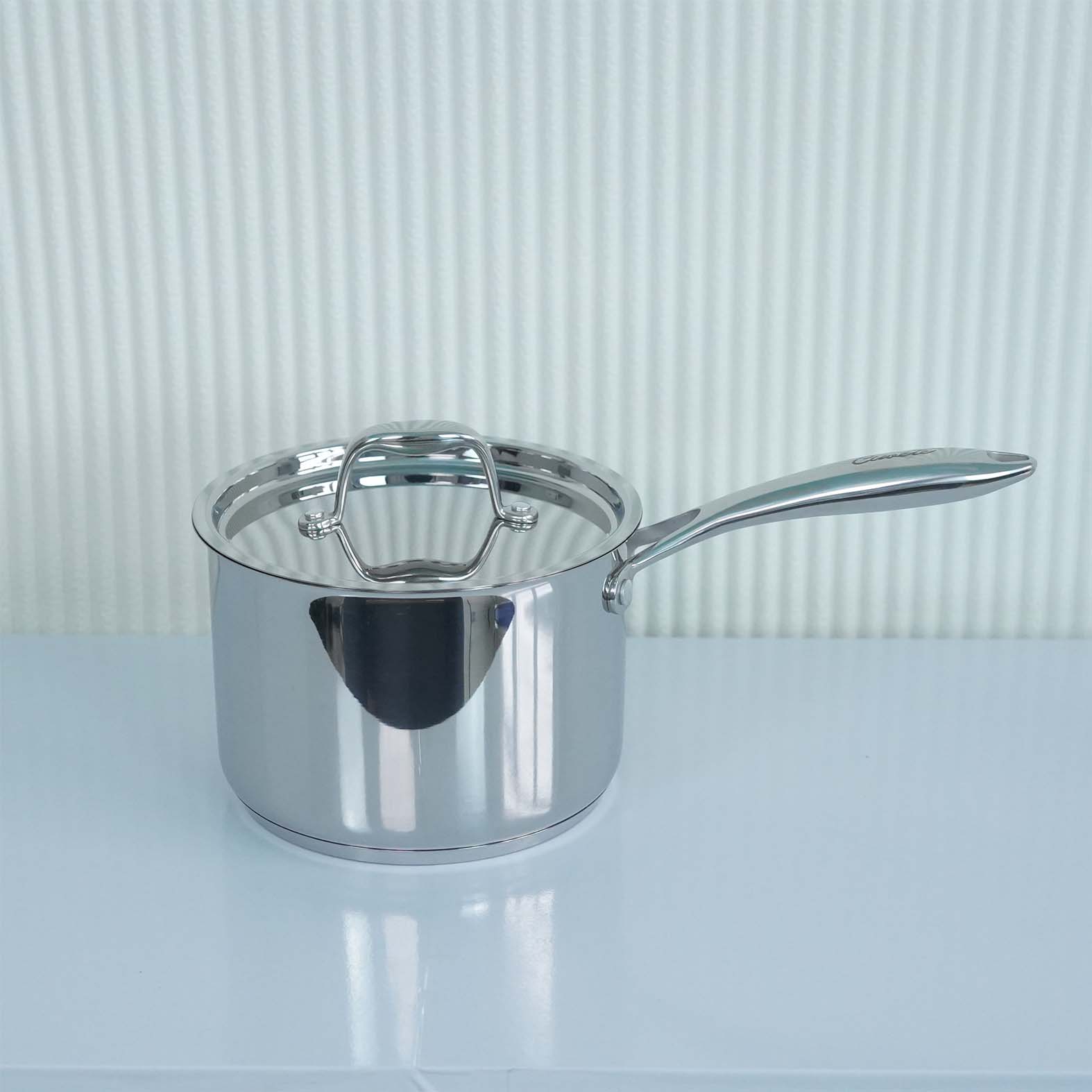 Ảnh thực tế Quánh Inox cao cấp Ciwete 18cm SS0203-D