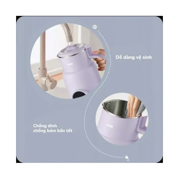 Máy làm sữa hạt Unie UMB08 Pro, dung tích cối 600ml