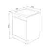 Máy rửa bát Malloca WQP12-5201AD