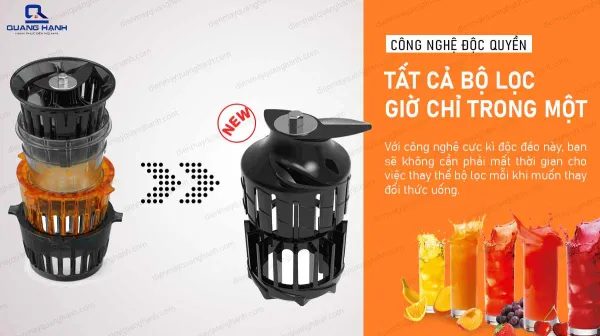Máy ép chậm Hurom H300 Chính hãng Bảo hành 10 năm